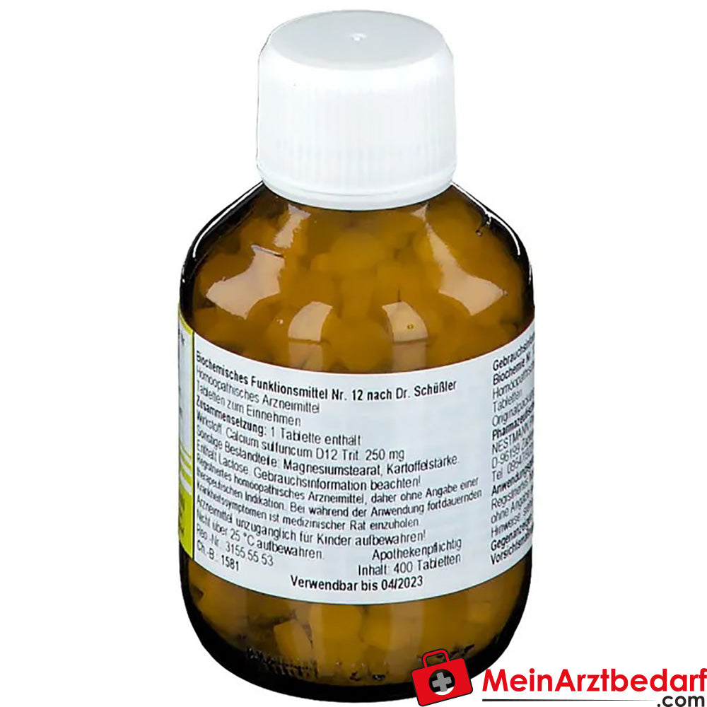 Biochemie 12 Calcium sulfuricum D 12 Tabletten.