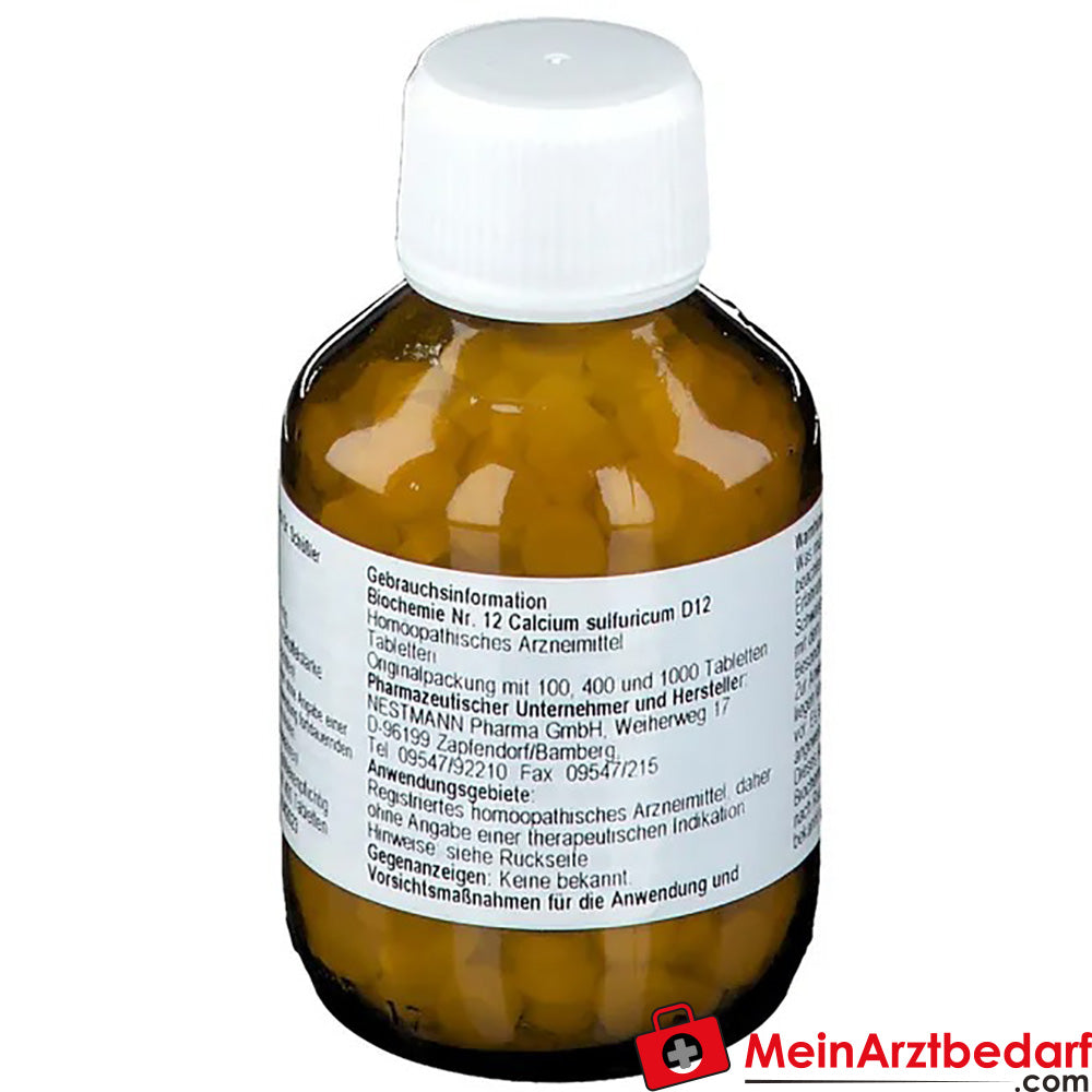 Biochemie 12 Calcium sulfuricum D 12 Tabletten.