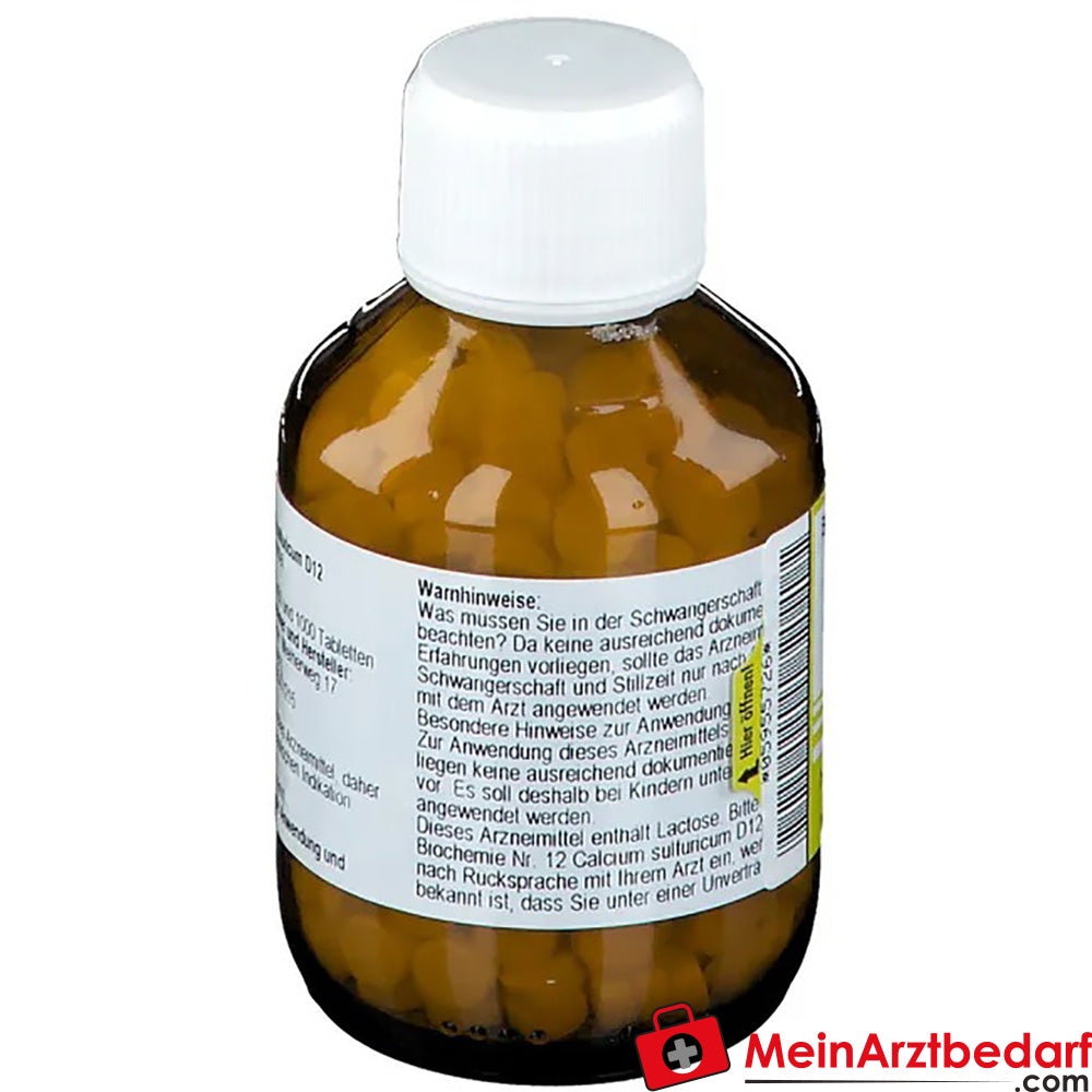 Biochemie 12 Calcium sulfuricum D 12 Tabletten.