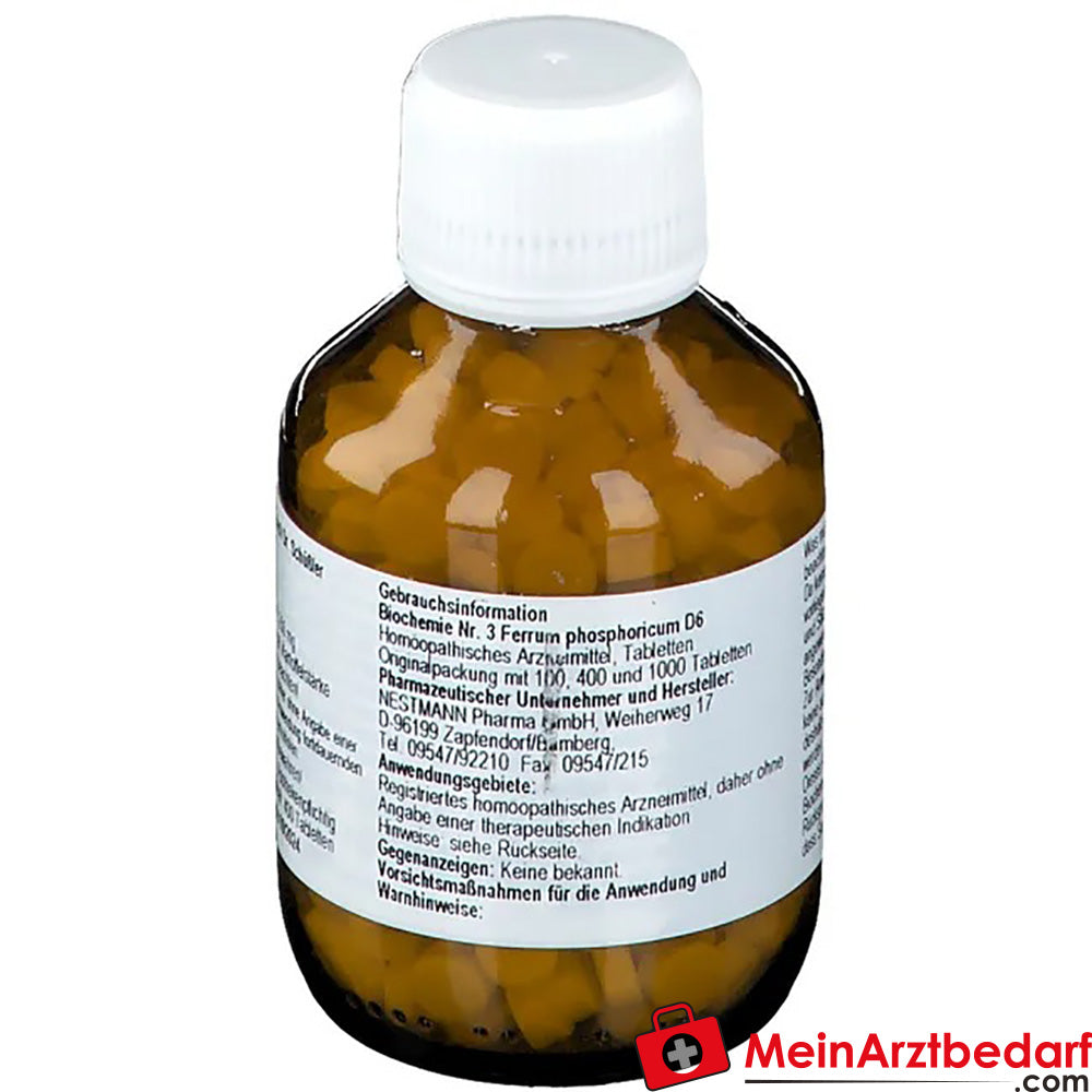 Biochemie 3 Ferrum phosphoricum D 6 Tabletten.