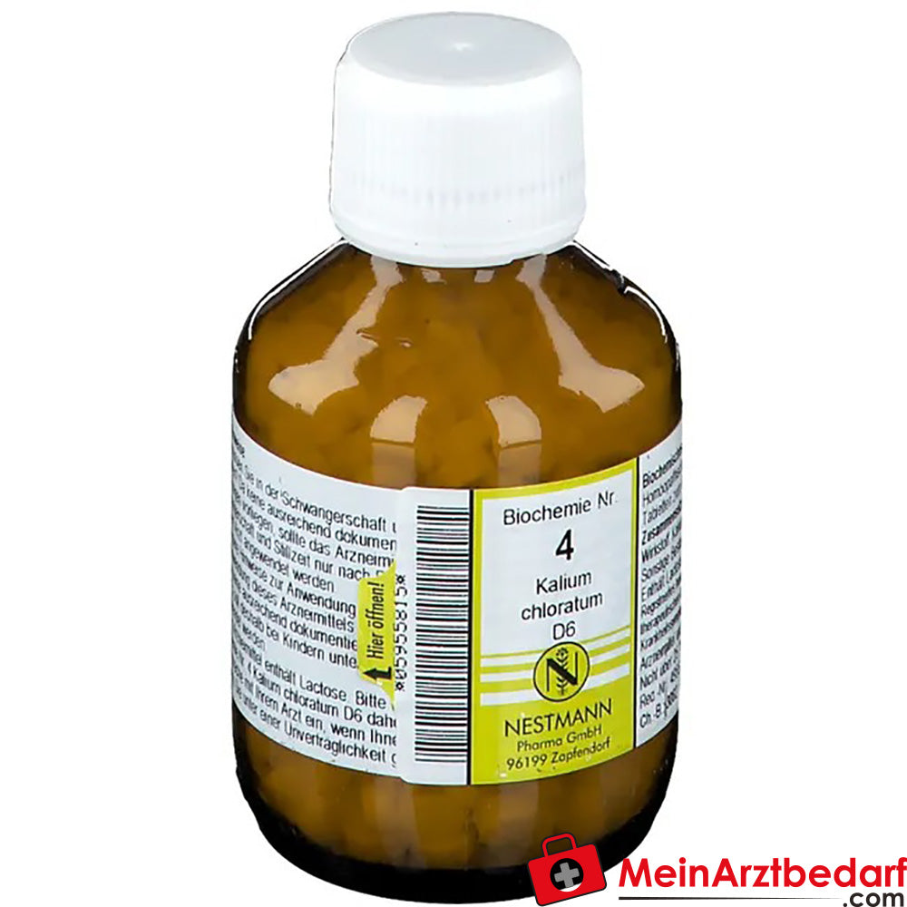 Biochemie 4 Kalium chloratum D 6 Tabletten.