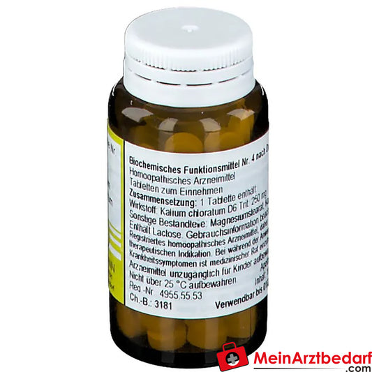 Biochemie 4 Kalium chloratum D 6 Tabletten.