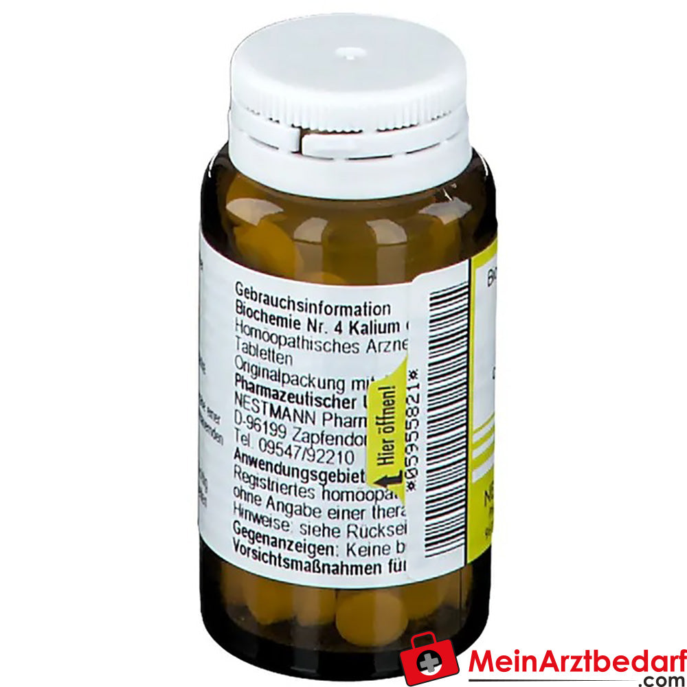 Biochemie 4 Kalium chloratum D 6 Tabletten.