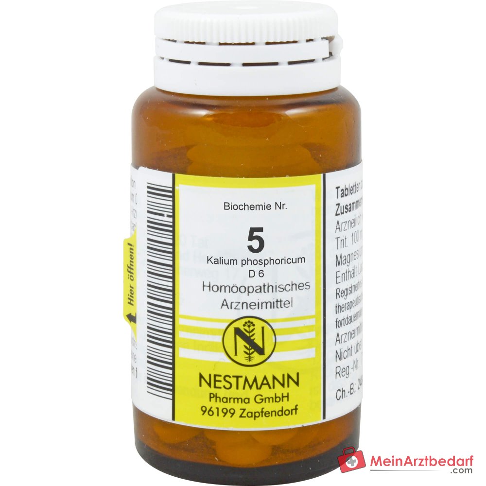 Nestmann Środek biochemiczny Nr 5 Kalium phosphoricum D6 Tabletki, 100 szt.