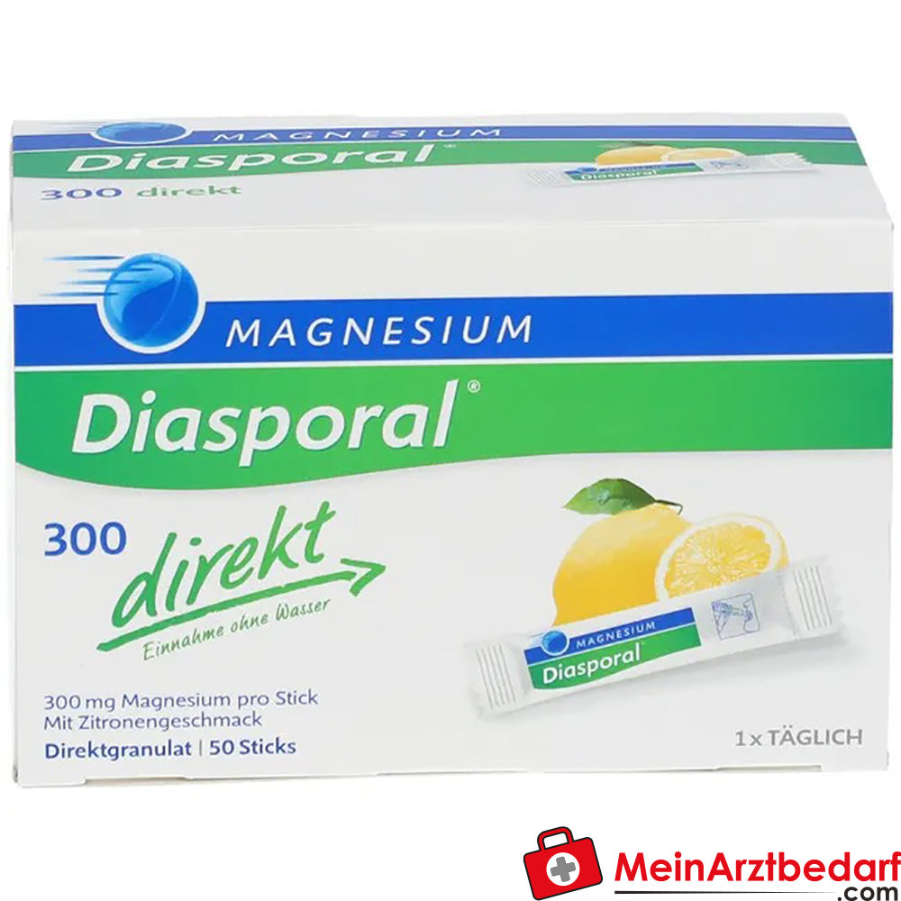 Magnesium Diasporal® 300 direkt Zitrone, 50 St..