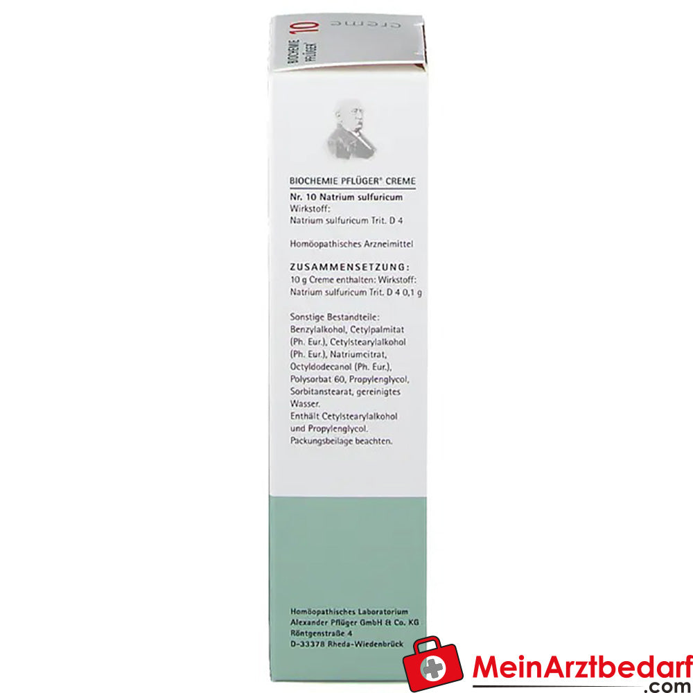 Biochemie Pflüger® Nr. 10 Natrium sulfuricum D4 Creme.