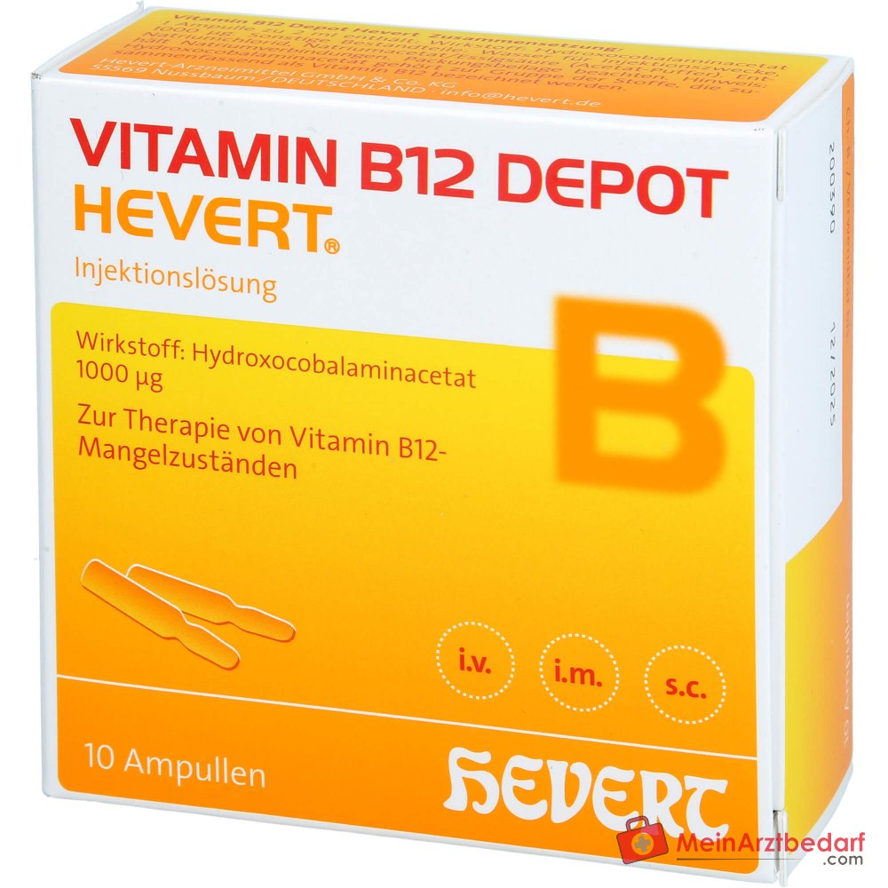 Hevert Vitamine B12 Depot, 10 ampoules