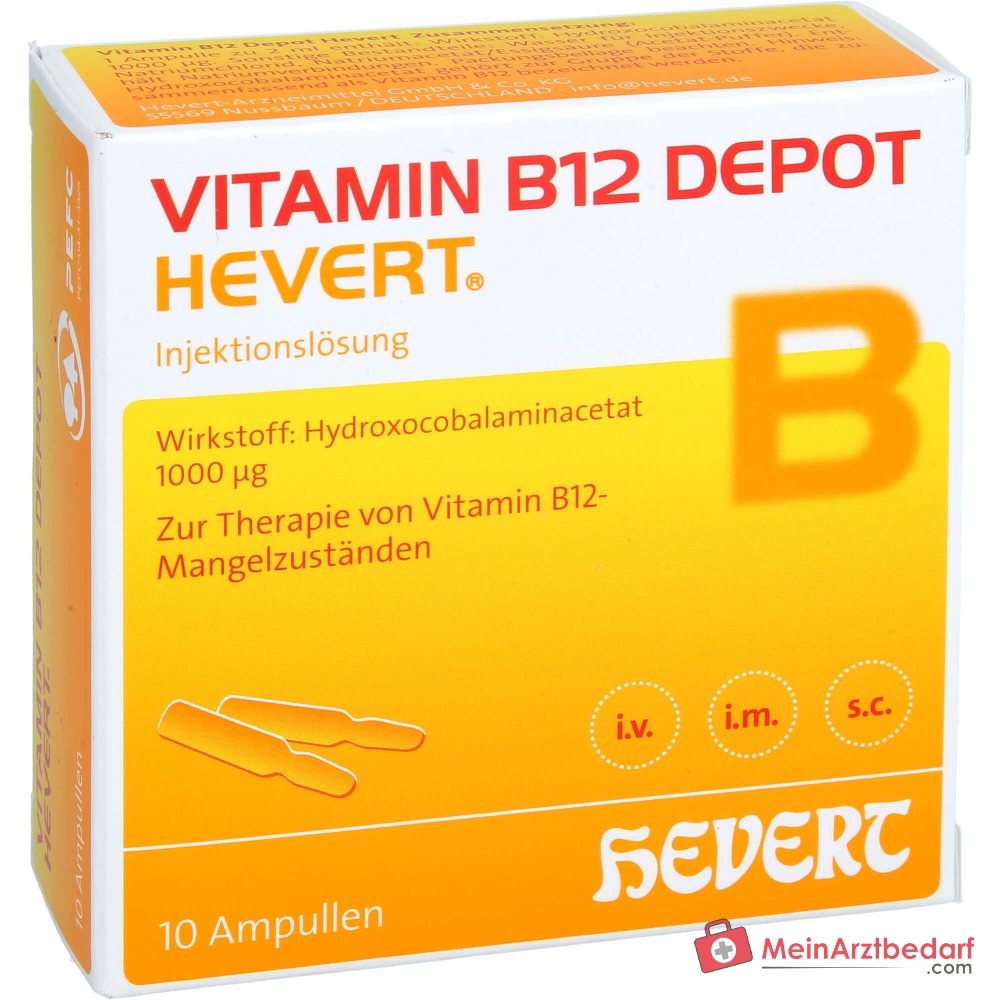 Hevert Vitamine B12 Depot, 10 ampoules