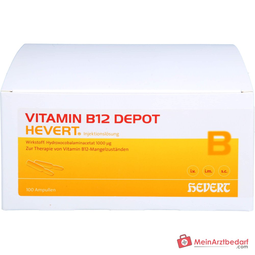 Hevert Vitamine B12 Dépôt, 100 ampoules