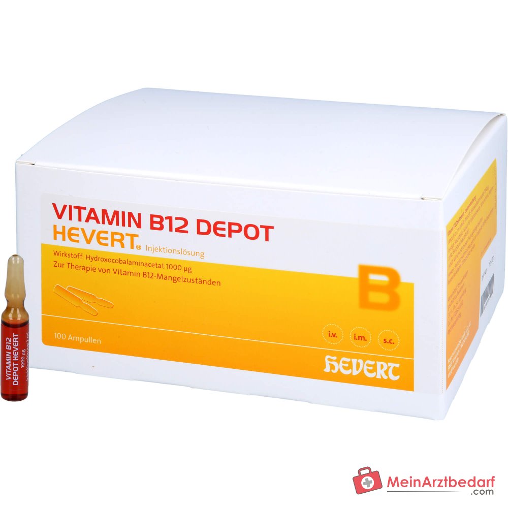 Hevert Vitamine B12 Dépôt, 100 ampoules