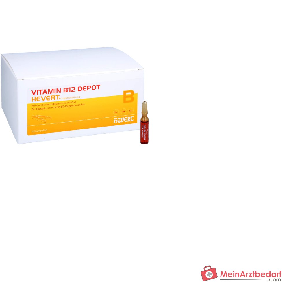 Hevert Vitamine B12 Dépôt, 100 ampoules