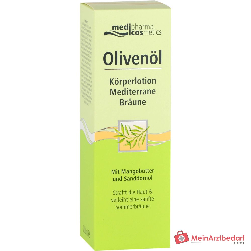 medipharma cosmetics Olijfolie Bodylotion Mediterrane Bruining, 200 ml