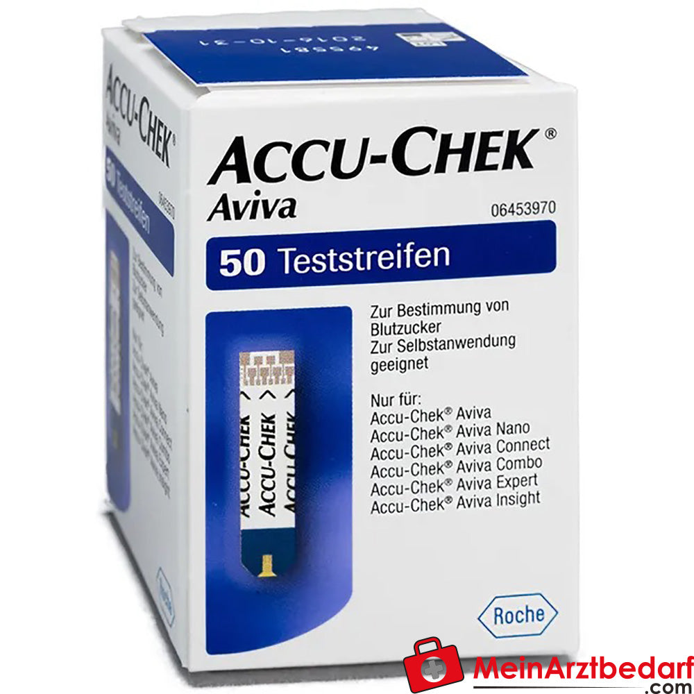 ACCU-CHEK® Aviva Teststreifen Plasma II, 50 St..