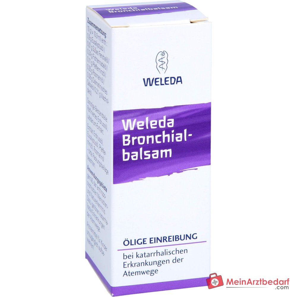 Weleda Bronchialbalsem Olie voor Inwrijving, 20 ml