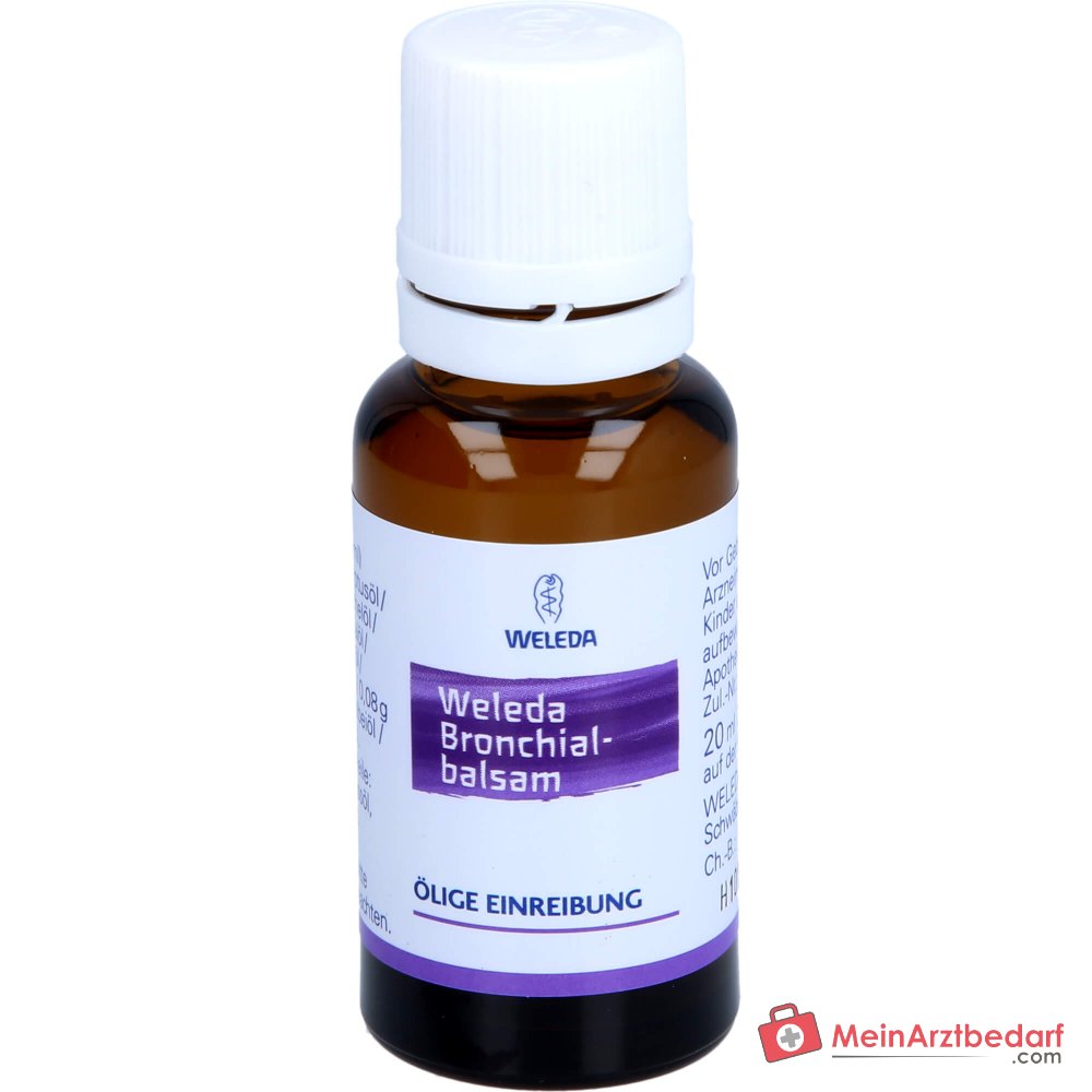 Weleda Bronchialbalsem Olie voor Inwrijving, 20 ml