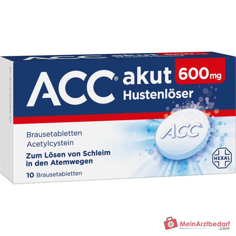 Hexal ACC akut 600 mg Hustenlöser Brausetabletten 10 Stück