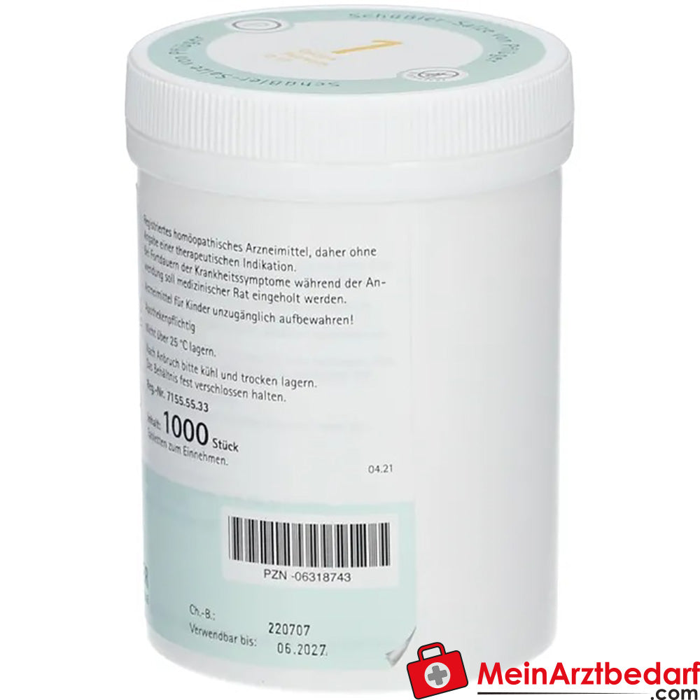 Pflüger Biochemistry No. 1 Calcium fluoratum D12 250 mg tabletki