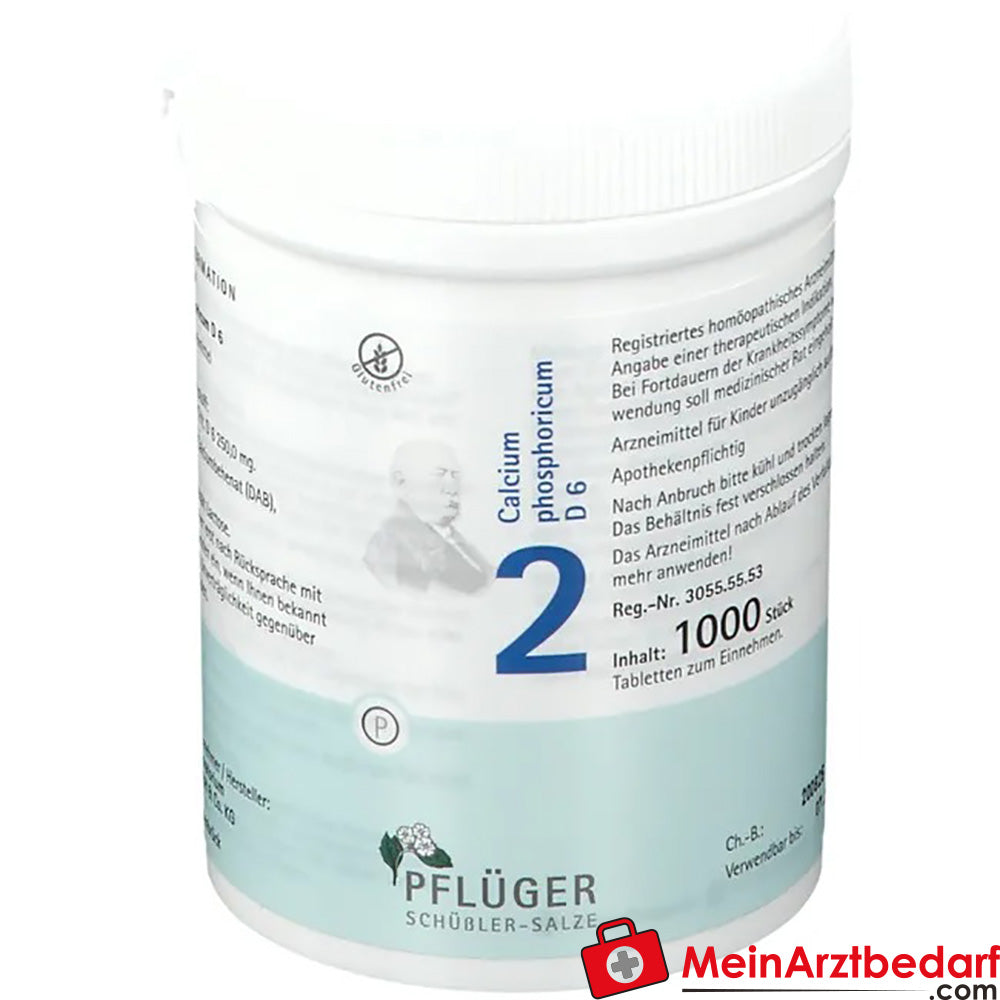 Biochemie Pflüger® Nr. 2 Calcium phosphoricum D6 Tabletten.