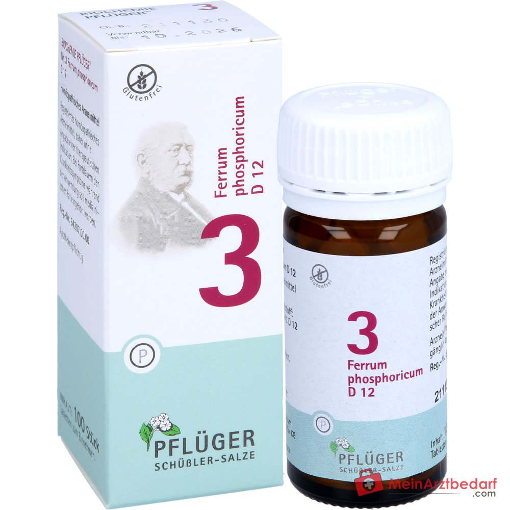 Biochemie Pflüger Nr. 3 Ferrum phosphoricum D12 Tabletten 400 Stück