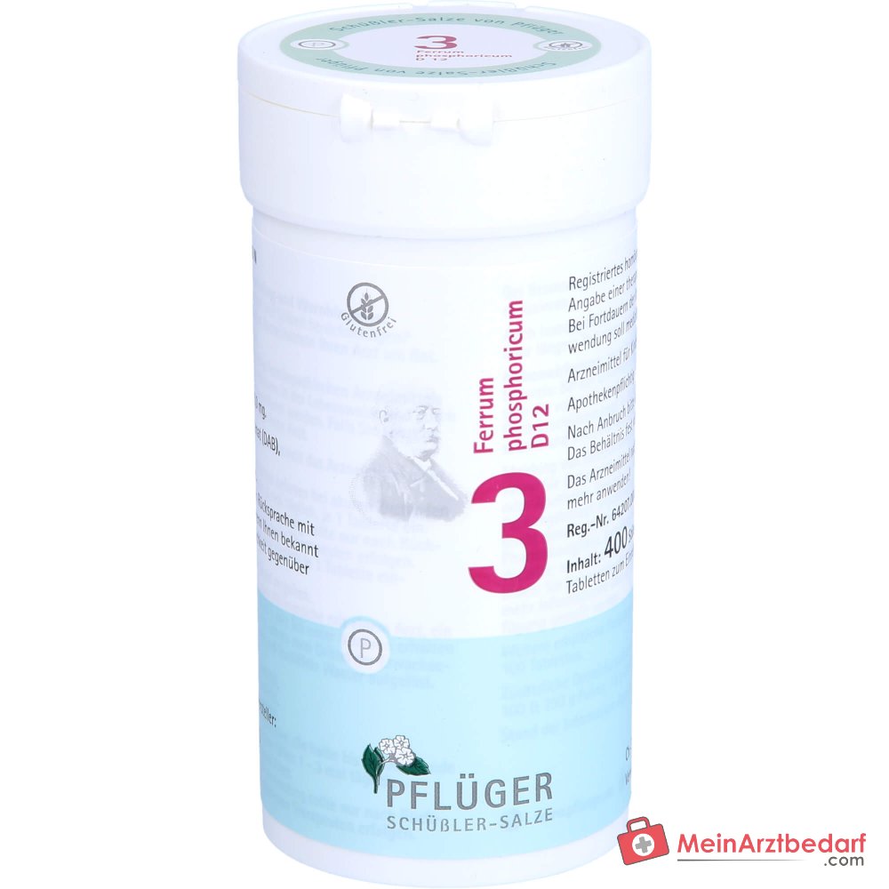 Biochemie Pflüger Nr. 3 Ferrum phosphoricum D12 Tabletten 400 Stück