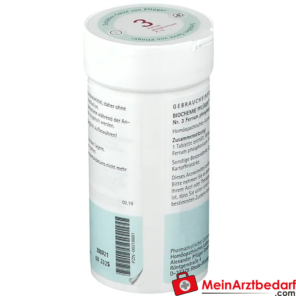 Biochemie Pflüger® Nr. 3 Ferrum phosphoricum D12 Tabletten.