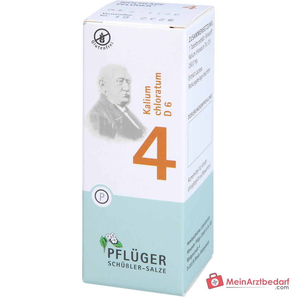 Biochemie Pflüger nr. 4 Kalium chloratum D6 tabletten 100 stuks