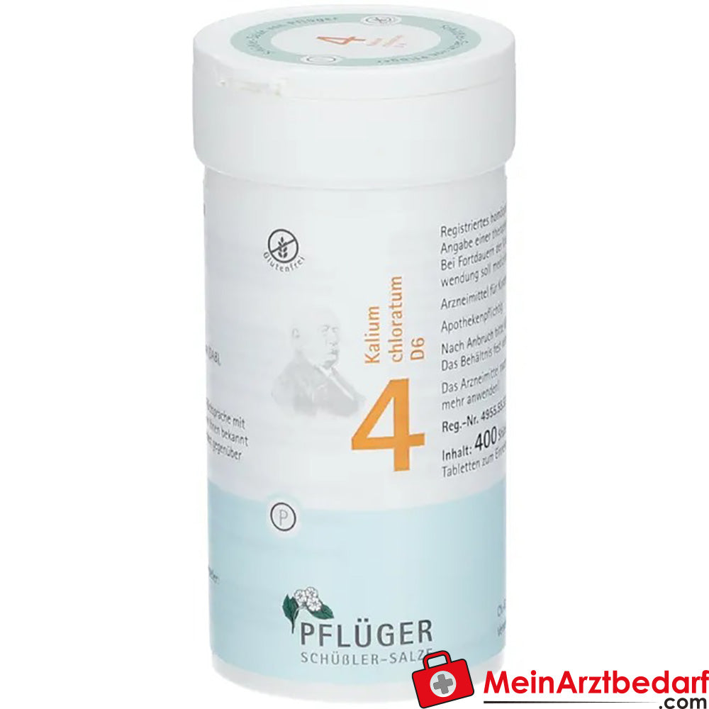 Biochemie Pflüger® Nr. 4 Kalium chloratum D6 Tabletten.