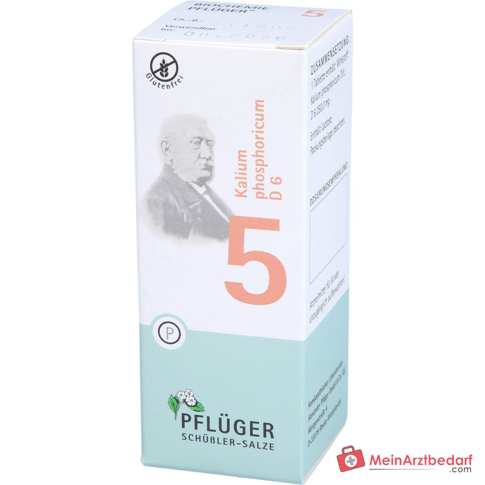 Biochemie Pflüger Nr. 5 Kalium phosphoricum D6 Tabletki, 100 szt.