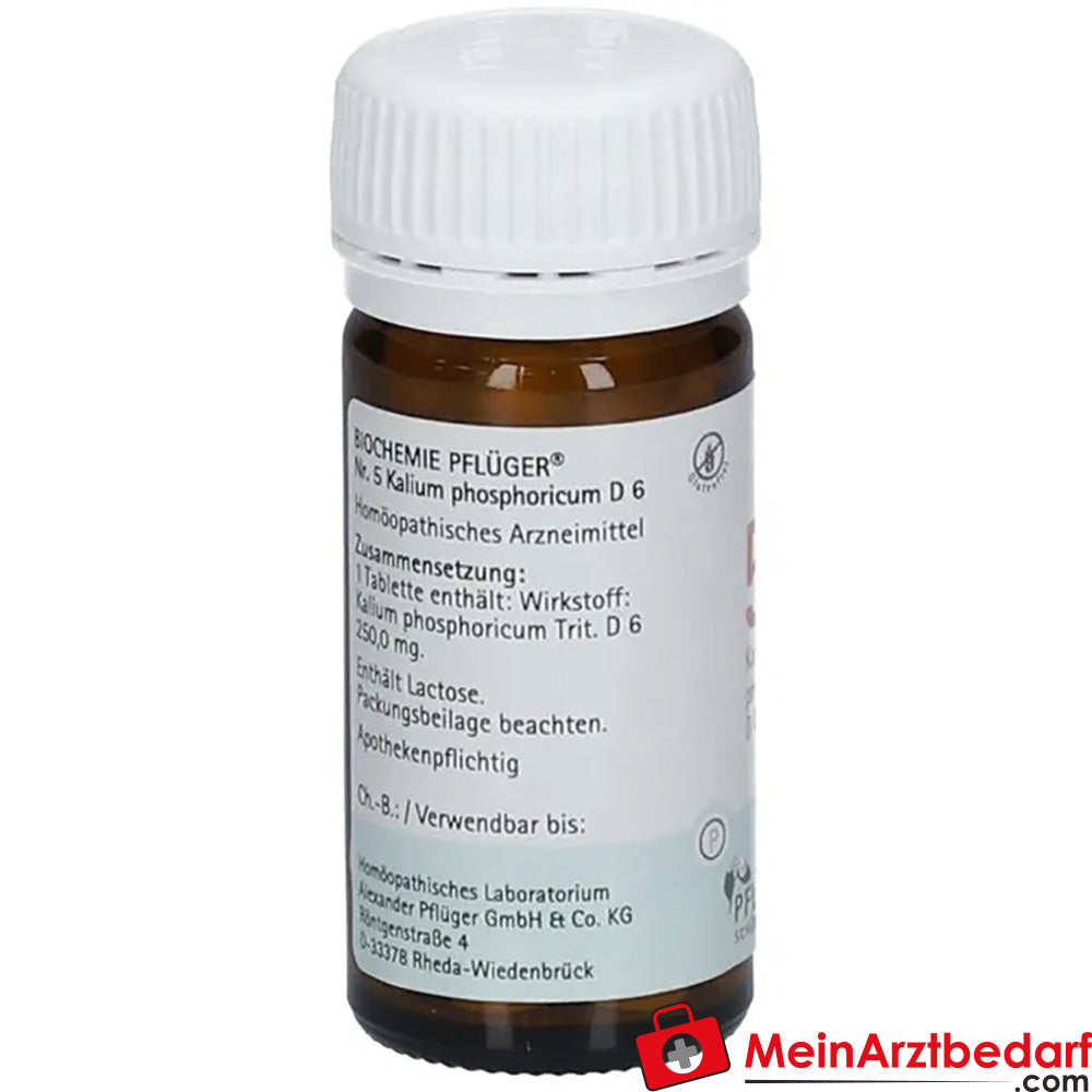 Biochemie Pflüger® Nr. 5 Kalium phosphoricum D6 Tabletten.
