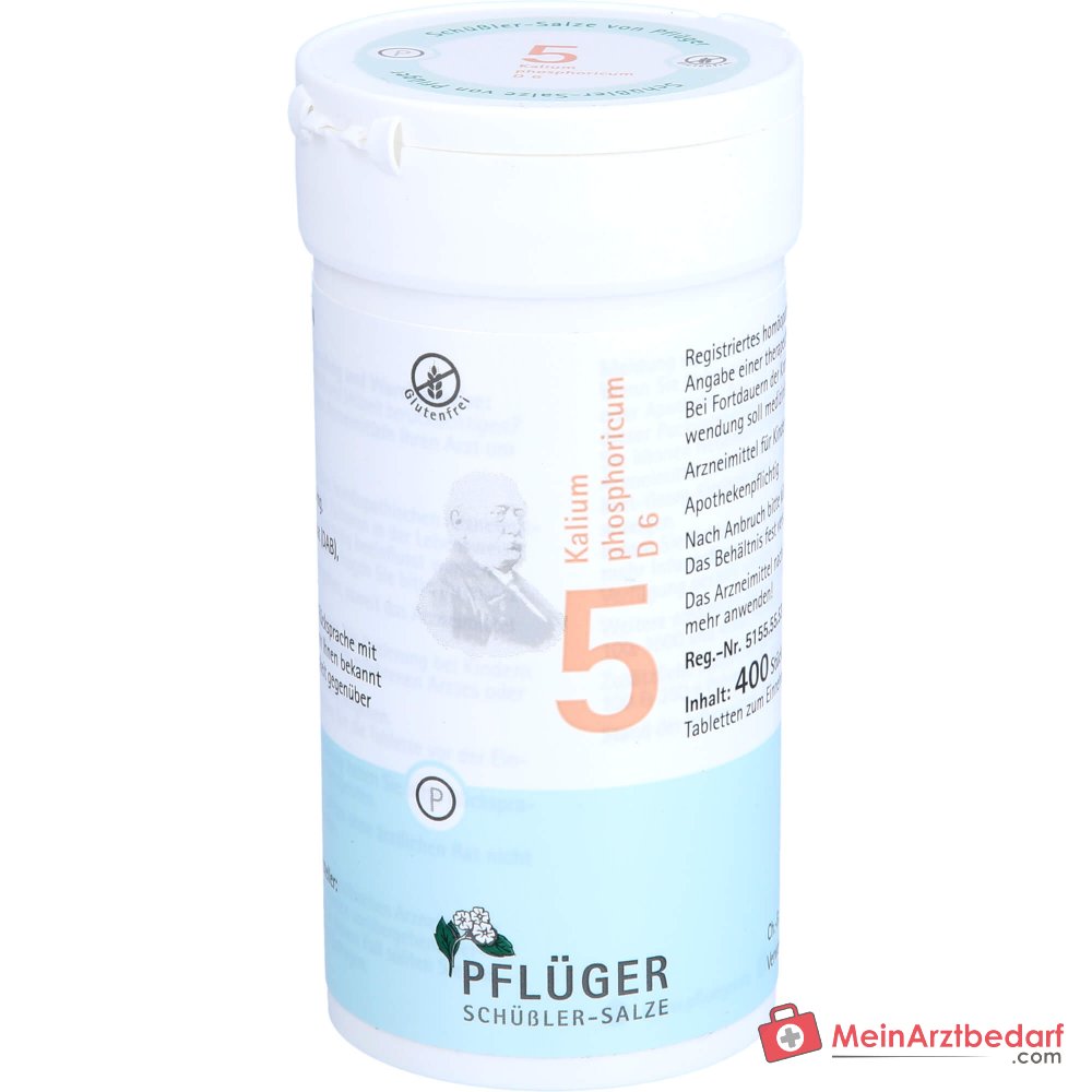 Biochemie Pflüger Nr. 5 Kalium phosphoricum D6 Tabletki, 100 szt.
