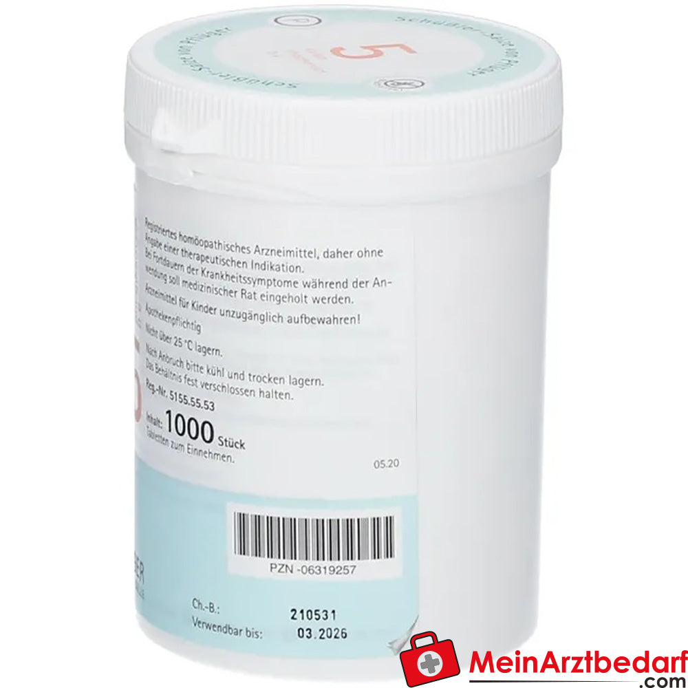 Biochemie Pflüger Nr. 5 Kalium phosphoricum D6 250 mg Tabletten