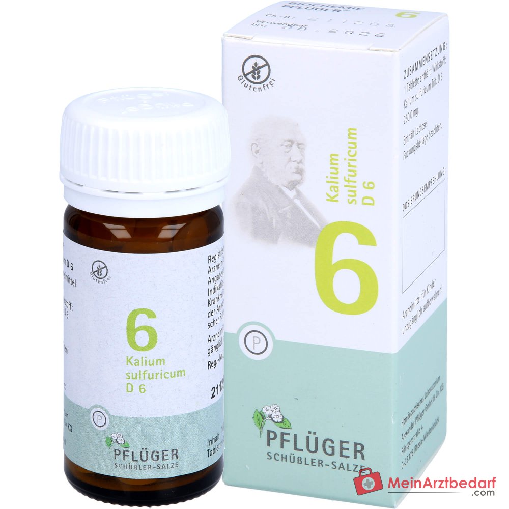 Biochemia Pflüger No. 6 Potassium sulphuricum D6 250 mg Tabletki