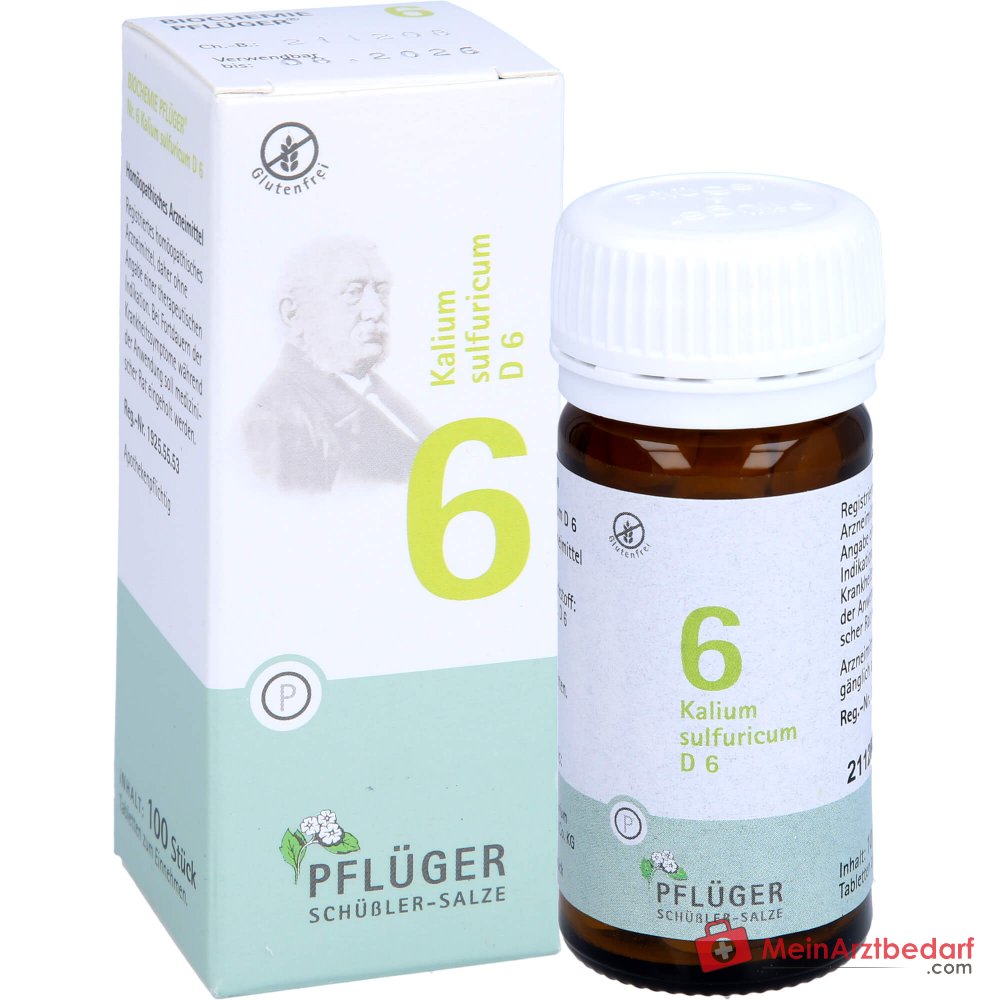 Biochemia Pflüger No. 6 Potassium sulphuricum D6 250 mg Tabletki