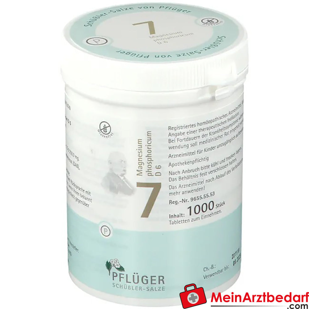 Bioquímica Pflüger nº 7 Magnesio fosfórico D6 250 mg Comprimidos