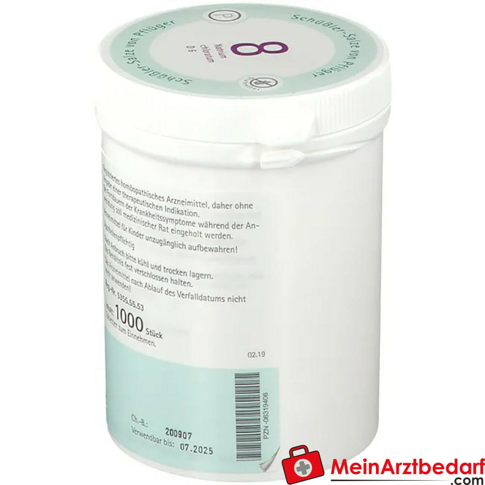 Biochemie Pflüger® Nr. 8 Natrium chloratum D6 Tabletten.