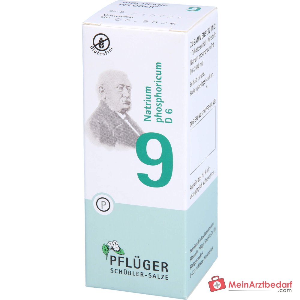 Biochemie Pflüger Nr. 9 Natrium phosphoricum D6 250 mg Tabletten 100 St
