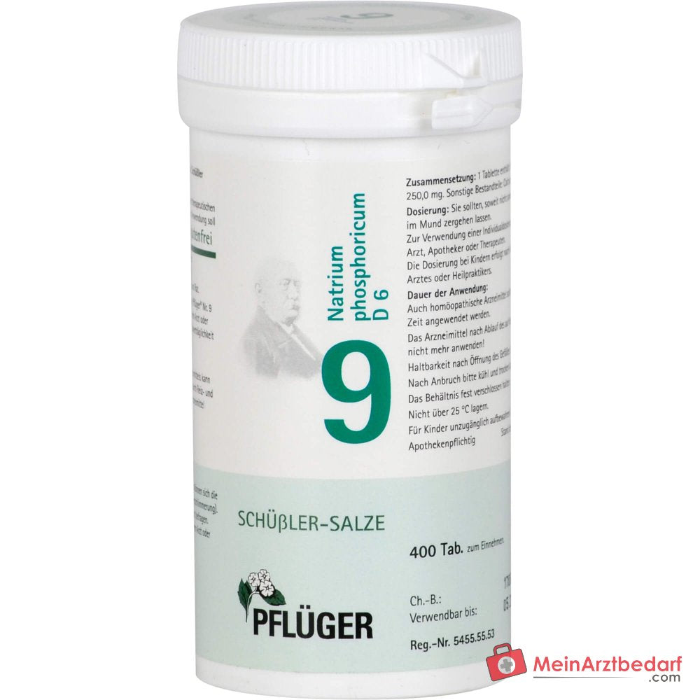 Biochemie Pflüger Nr. 9 Natrium phosphoricum D6 250 mg Tabletten 100 St