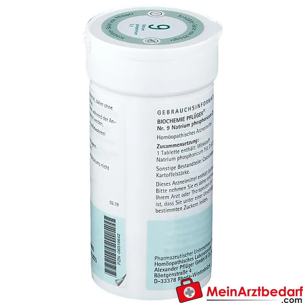 Biochemie Pflüger® Nr. 9 Natrium phosphoricum D6 Tabletten.