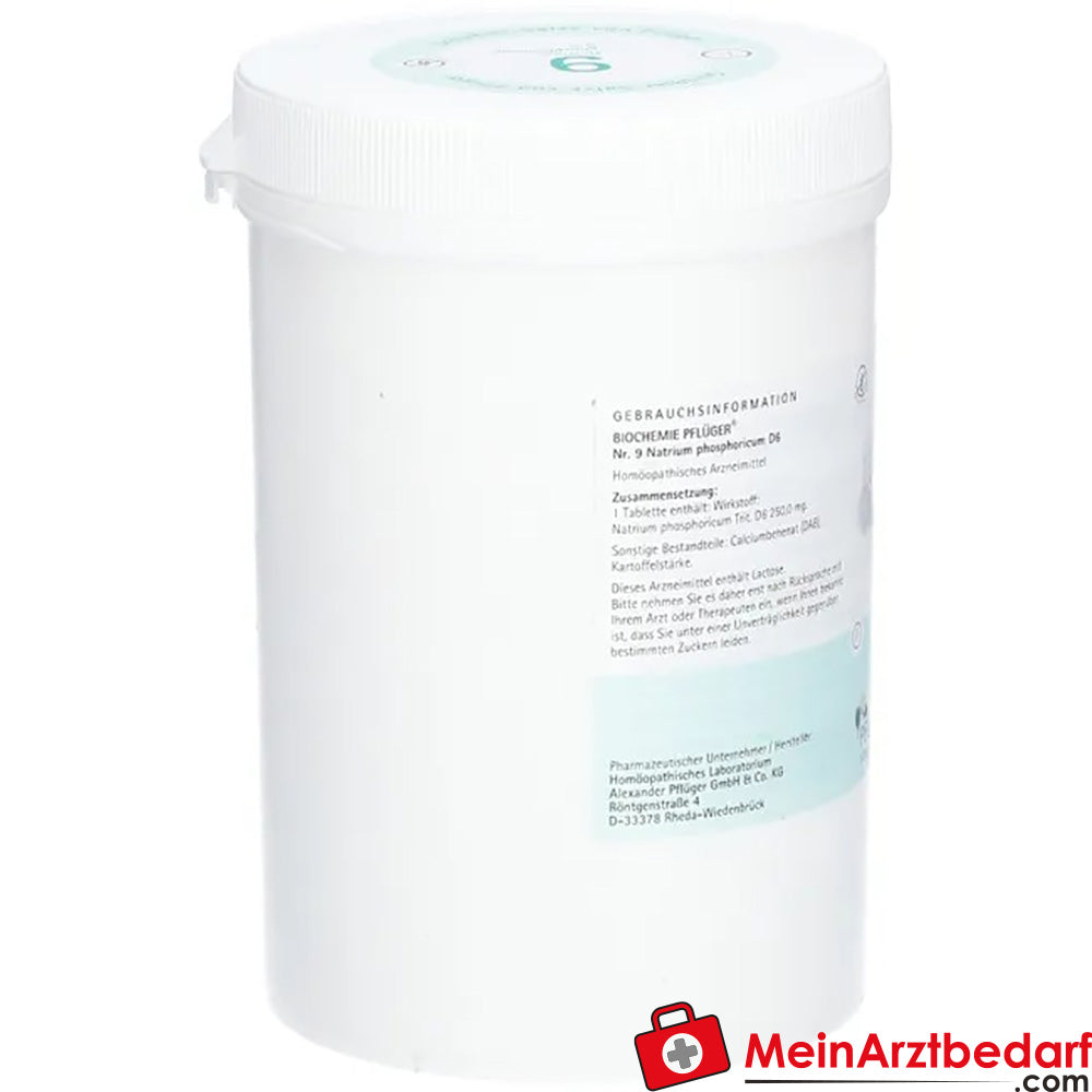 Biochemie Pflüger Nr. 9 Natrium phosphoricum D6 250 mg Tabletten 100 St