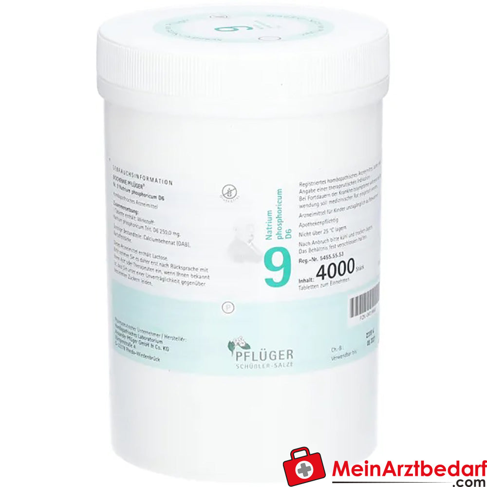Biochemie Pflüger Nr. 9 Natrium phosphoricum D6 250 mg Tabletten 100 St
