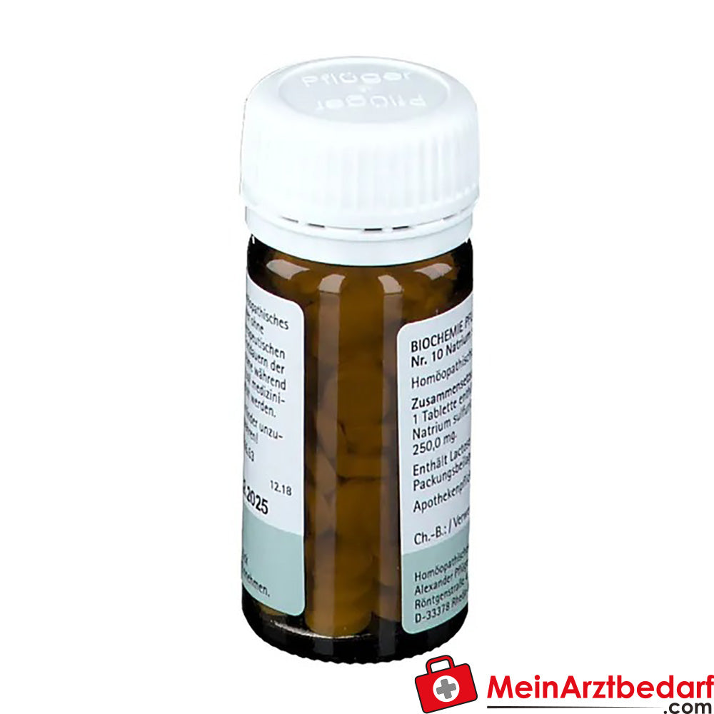 Biochemie Pflüger® Nr. 10 Natrium sulfuricum D6 Tabletten.