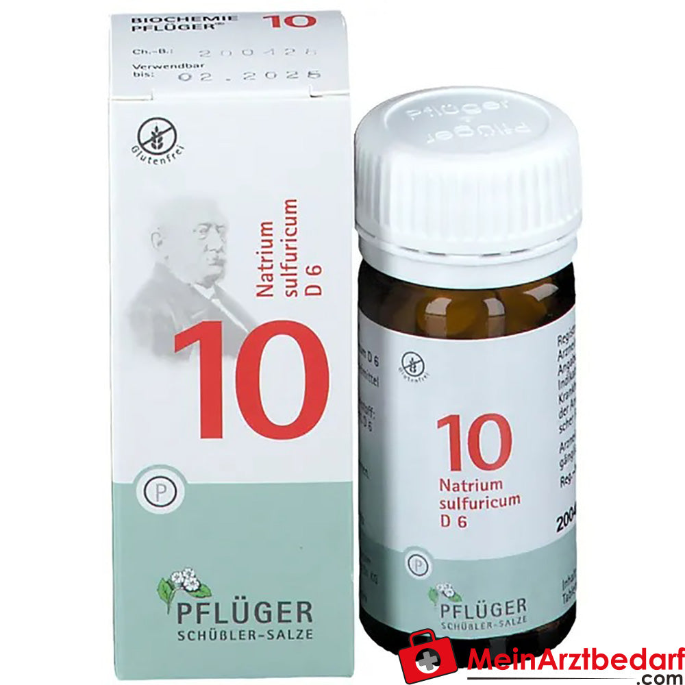 Biochemie Pflüger® Nr. 10 Natrium sulfuricum D6 Tabletten.