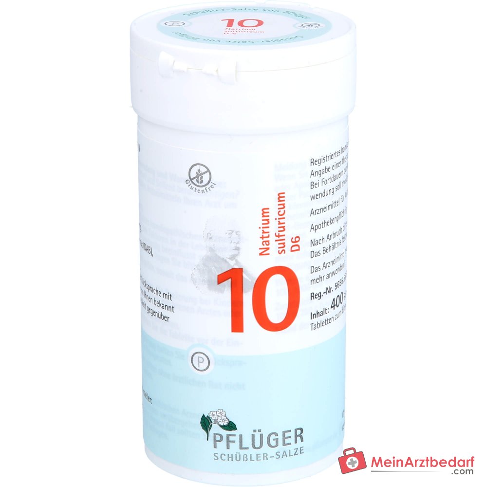 Biochemie Pflüger Nr. 10 Natrium sulfuricum D6 Tabletten Acidum silicicum D12 250 mg