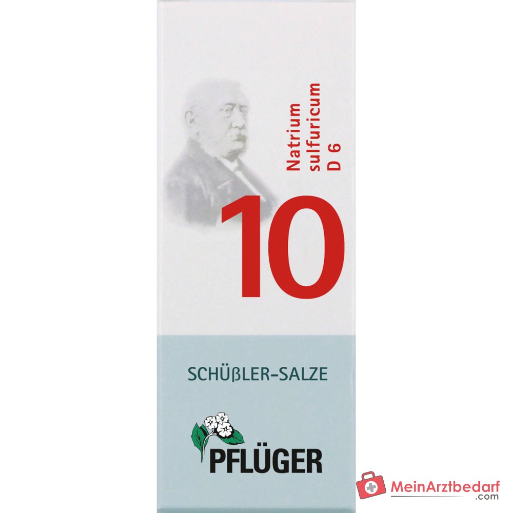 Biochemie Pflüger Nr. 10 Natrium sulfuricum D6 Tabletten Acidum silicicum D12 250 mg