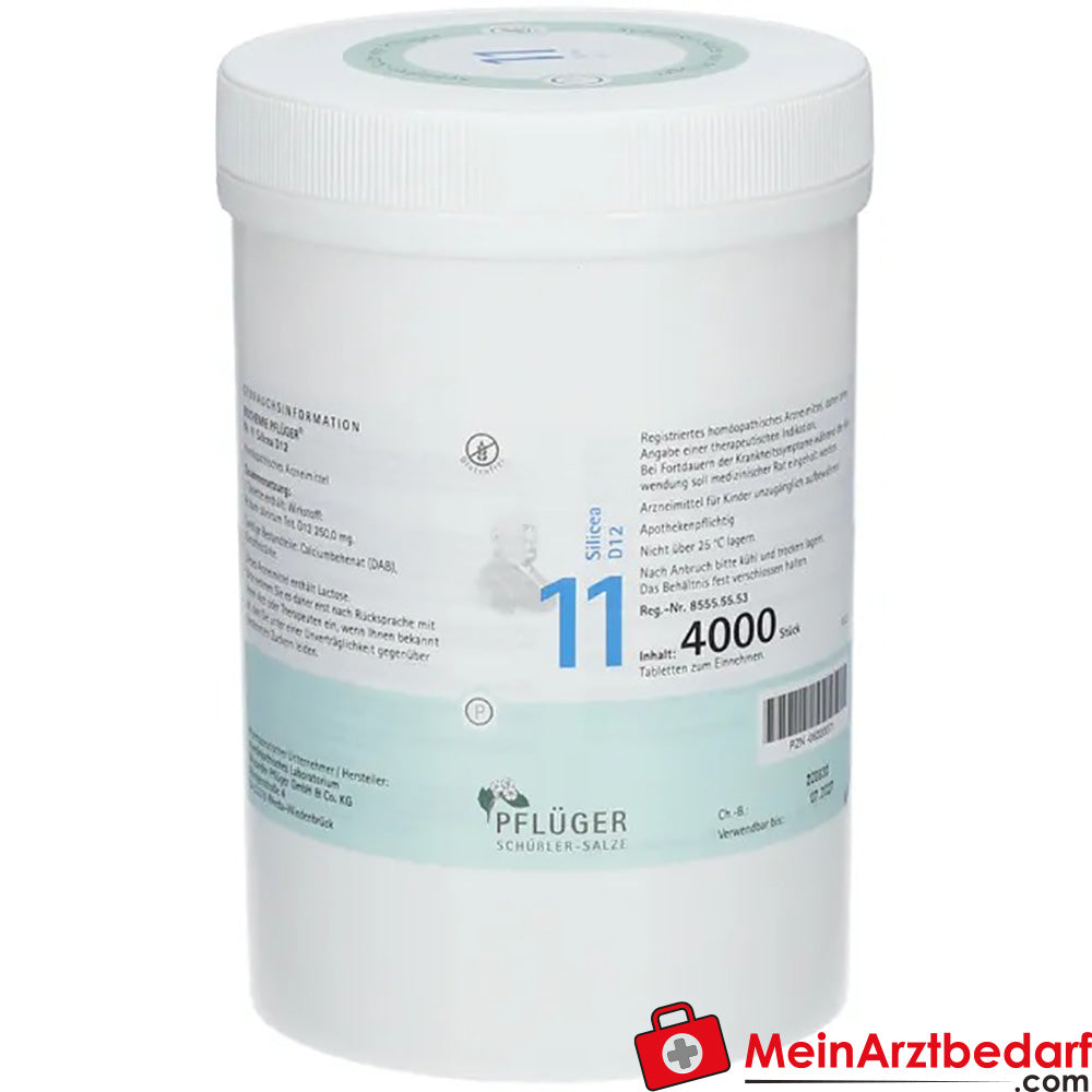 Biochimie Pflüger No 11 Silicea D12 250 mg Comprimés