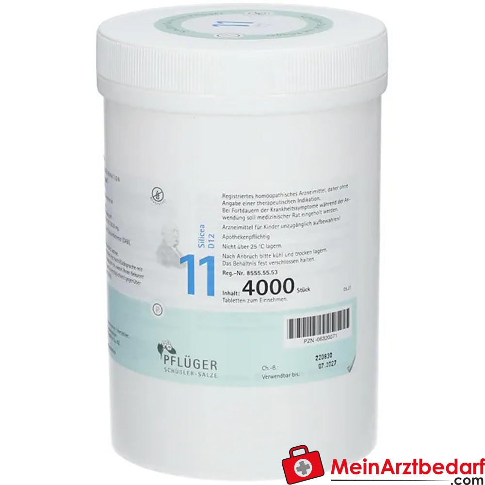 Biochimie Pflüger No 11 Silicea D12 250 mg Comprimés