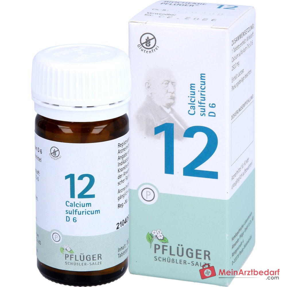 Biochemie Pflüger Nr. 12 Calcium sulfuricum D6 250 mg Tabletten 100 Stück