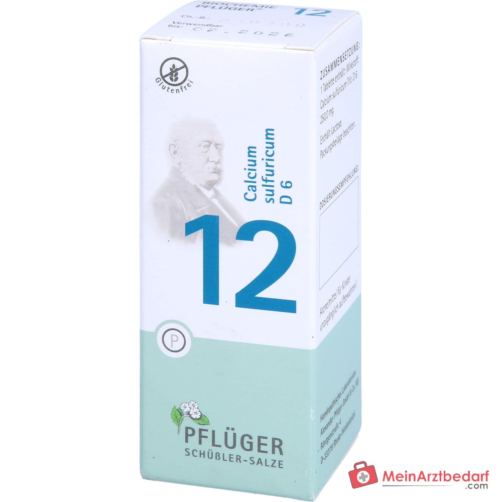 Biochemie Pflüger Nr. 12 Calcium sulfuricum D6 250 mg Tabletten 100 Stück