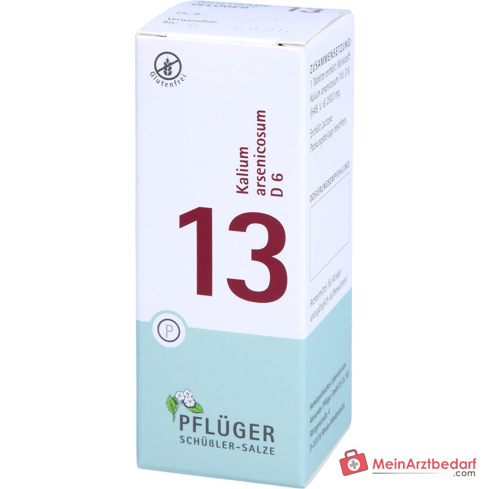 Biochimie Pflüger n° 13 Kalium arsenicosum D6 comprimés 100 pcs