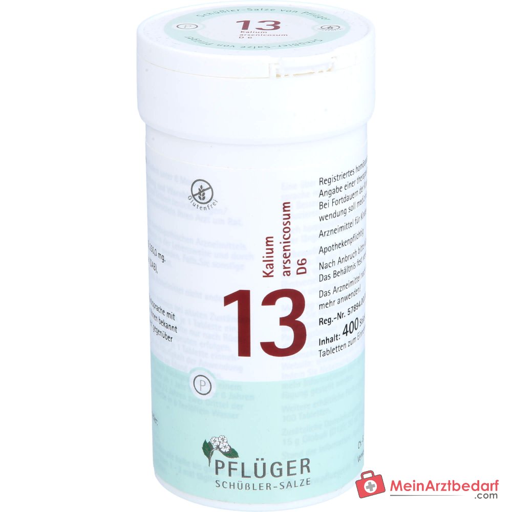 Biochimie Pflüger n° 13 Kalium arsenicosum D6 comprimés 100 pcs